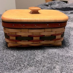 Longaberger basket with lid